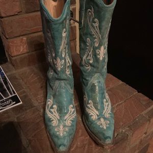 Turquoise Corral Boots
